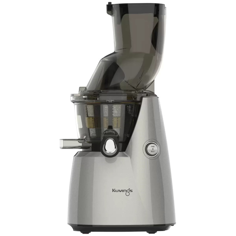 KUVINGS Slow Juicer, Dark Silver, Model E8000DS, Made In Korea. NB: minor u