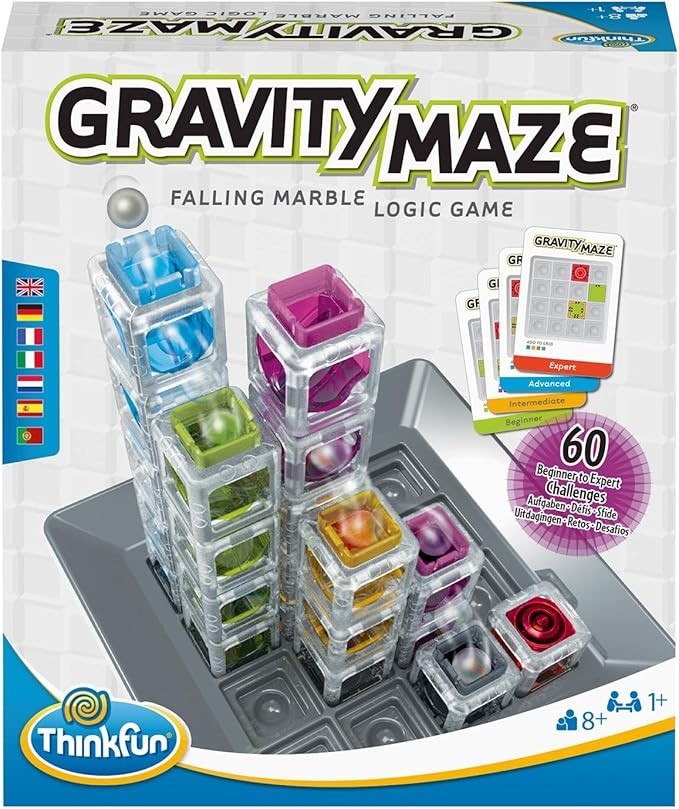 THINKFUN Logic Brain Game and STEM Toys for Kids and Adults Age 8 Years Up.