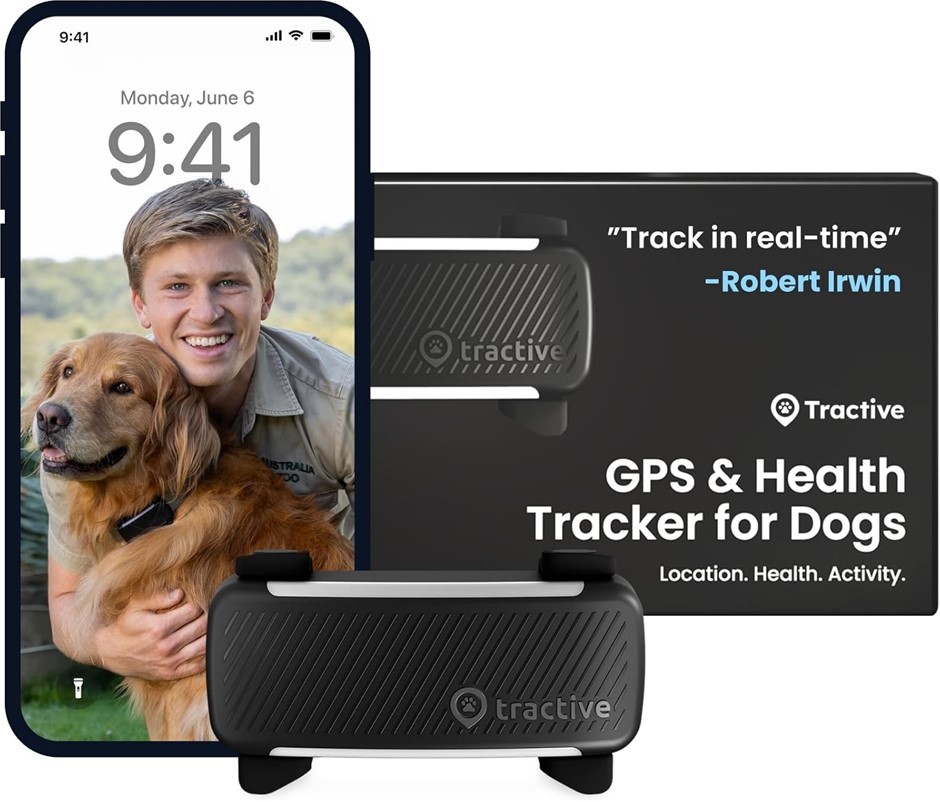 Tractive GPS Dog Tracker | 2025 Edition Real-time Location Tracking, Escap