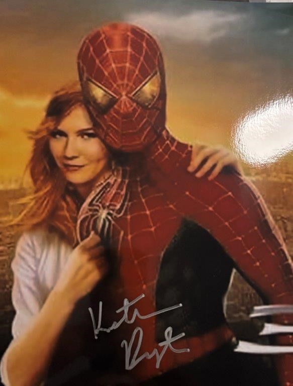 KIRSTEN DUNST SIGNED 'SPIDERMAN'