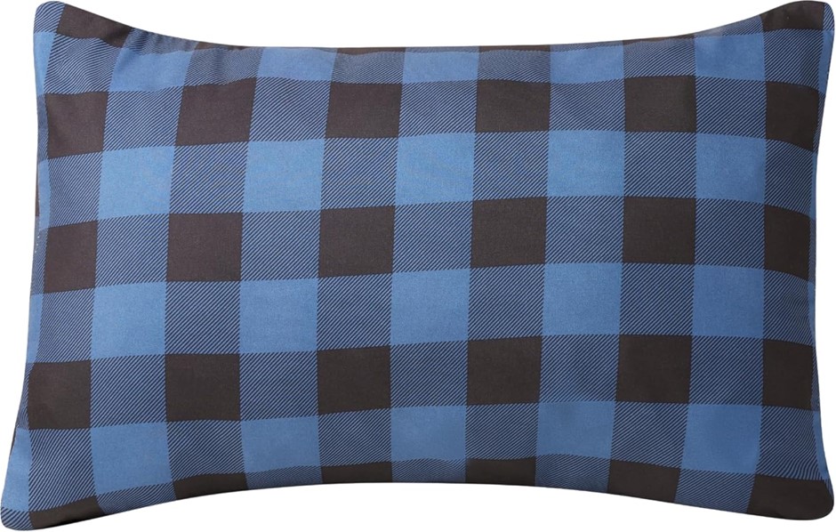 TETON SPORTS Black Camp Pillow, Average, Blue Plaid