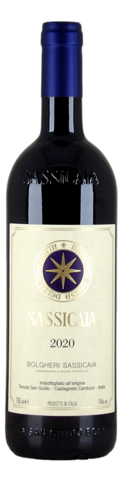 Tenuta San Guido Sassicaia Bolgheri 2020 (1x 750mL) Italy 5* Prov