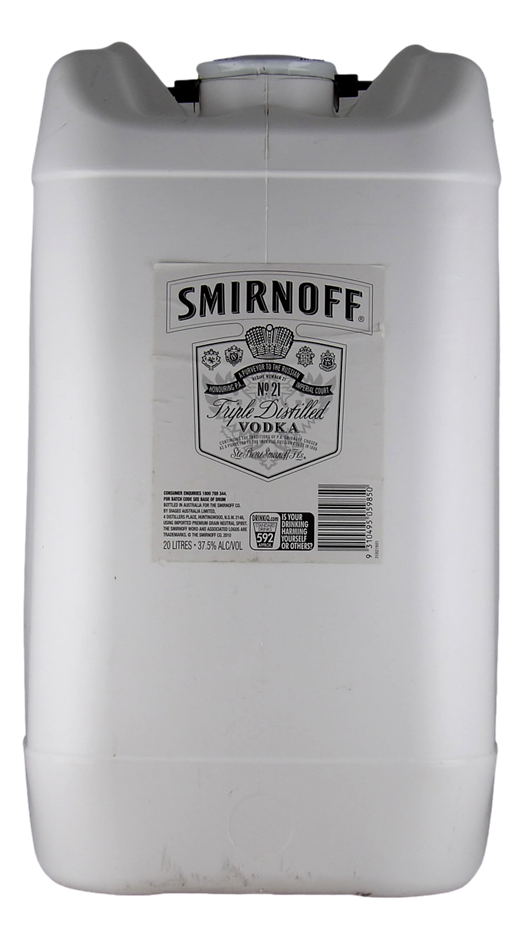 NSW P/Up ONLY - Smirnoff No.21 Triple Distilled Vodka Drum (1x 20L) 5* Prov