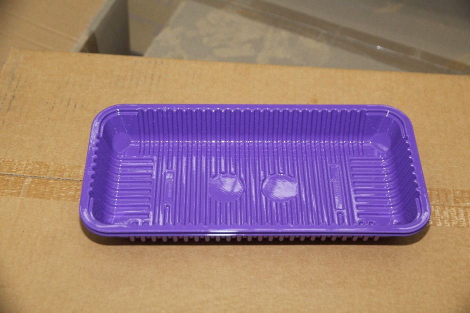 Eco Food-Pac Turn Edge Purple Trays Unused in Box