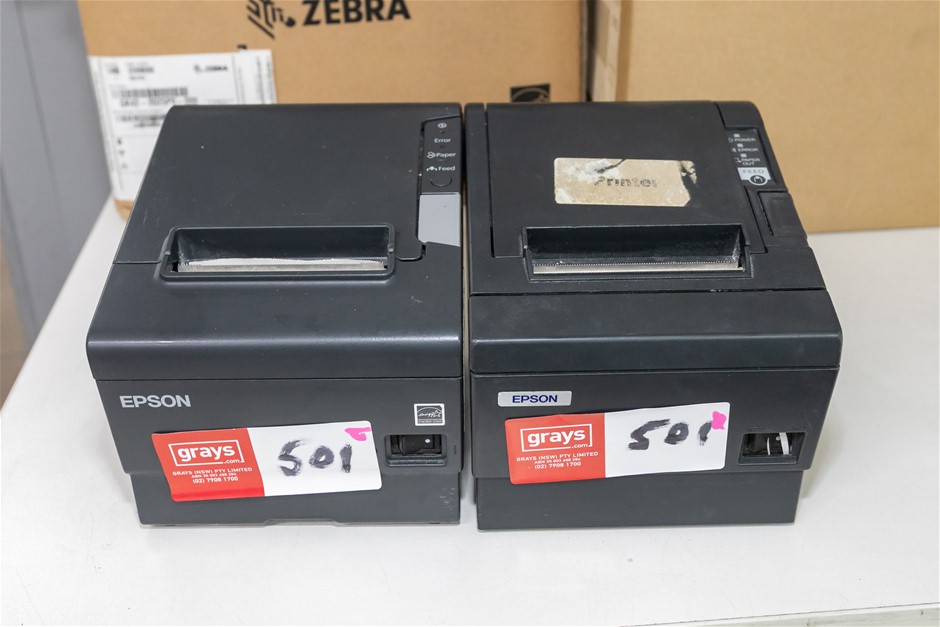 2x Thermal Bar Label Printers