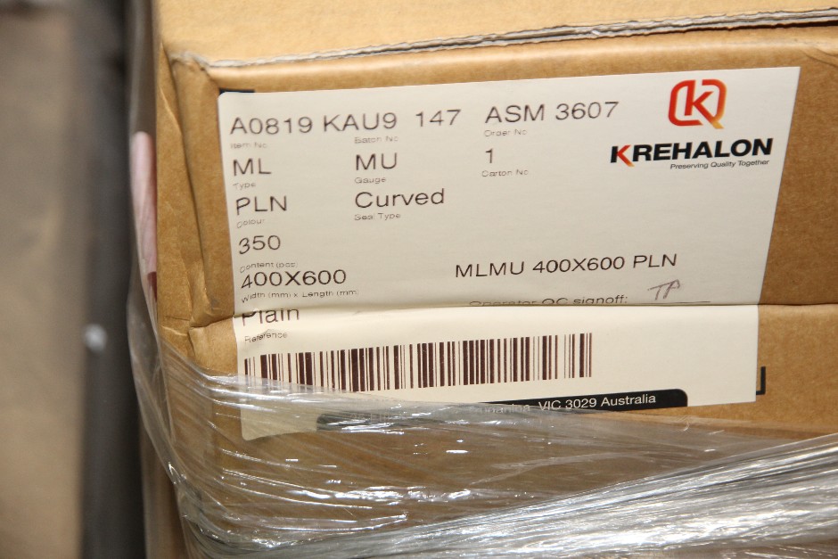 <p>Krehalon Clear Poly Bags Unused in Boxes</p>