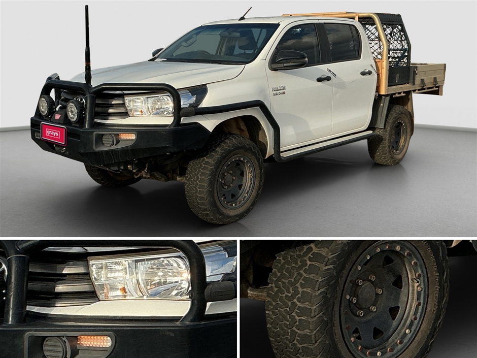 2018 Toyota Hilux 4x4 SR GUN126R Turbo Diesel Manual Cab Chassis