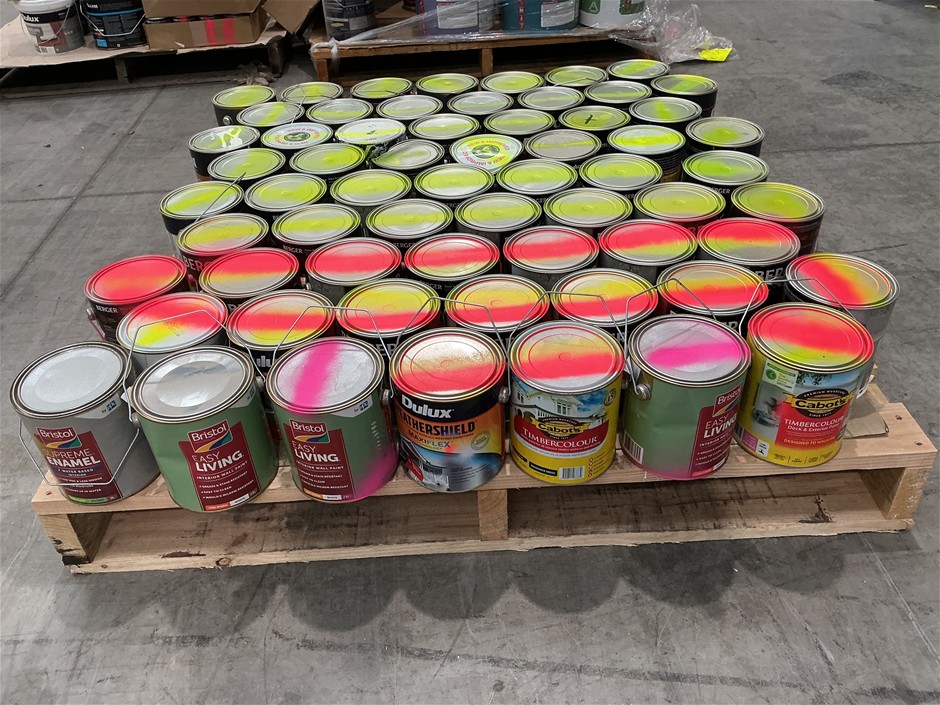 Assorted 2Lt Tins of Paints