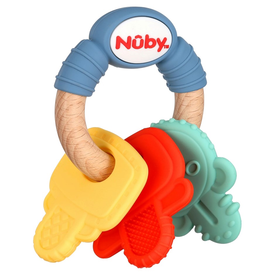 72 x Nuby Natural Keys Teether. RRP: $1439  Buyers Note - Discount Freight