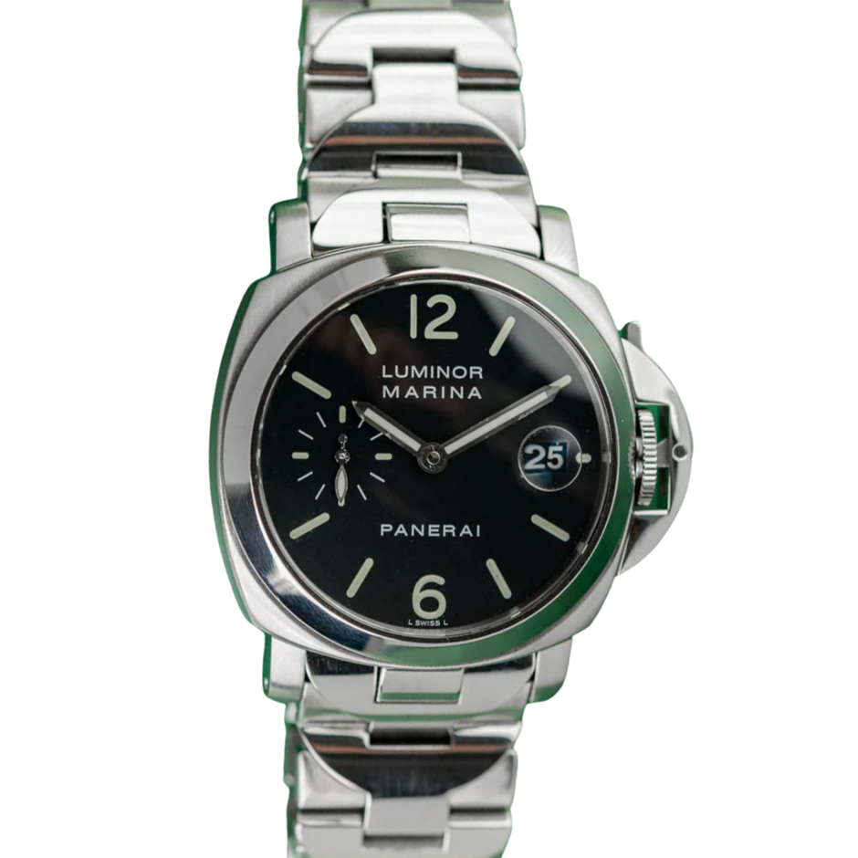 PANERAI LUMINOR MARINA 40MM STAINLESS STEEL PAM00050 AUTOMATIC WXO & COA