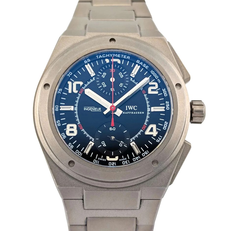 IWC INGENIEUR AMG CHRONOGRAPH 42MM TITANIUM IW372503 AUTOMATIC WXO & COA