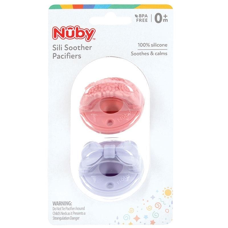 72 x Nuby 3D Silicone Pacifier with Silicone Cherry Baglet 2Pk. RRP: $645.