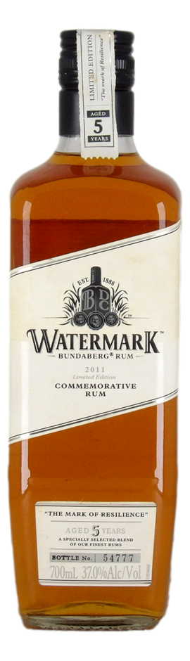 Bundaberg Watermark 2011 Commemorative 5 Year Old Rum (1x 700mL) Qld.