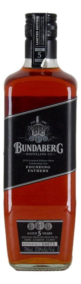 Bundaberg Founding Fathers 2010 Limited Edition 5 Year Old Rum (1x 700mL) 
