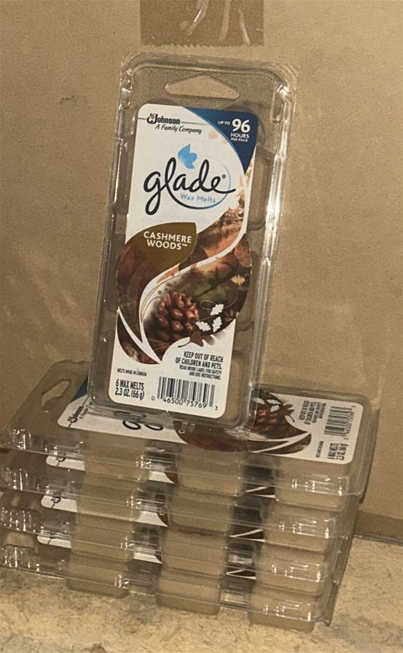 Glade Wax Melts Cashmere Woods 5 Packs (6 per pack)
