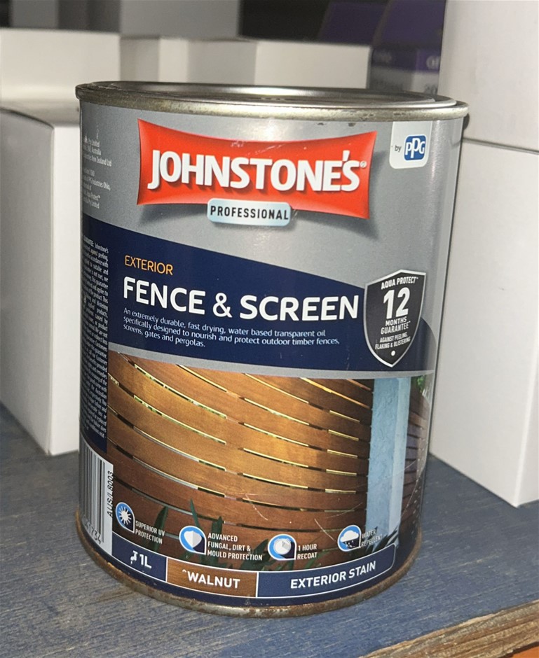 1L JOHNSTONES Exterior FENCE & SCREEN Exterior Stain
