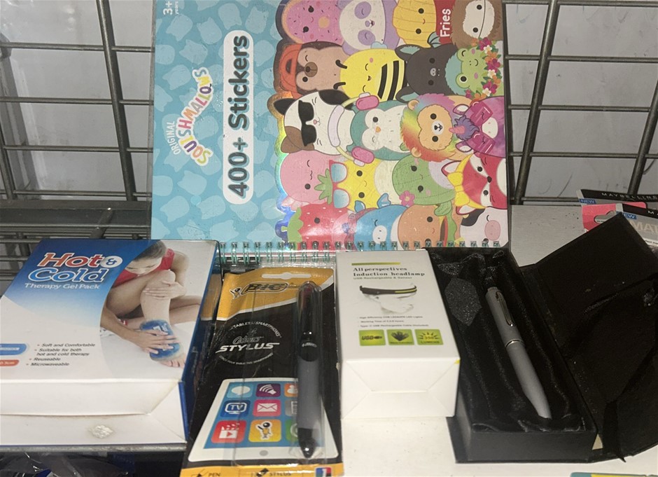 1x BIC Pen, 1x Squishmallows 400+ Stickers, 1x Hot & Cold Therapy Gel pack