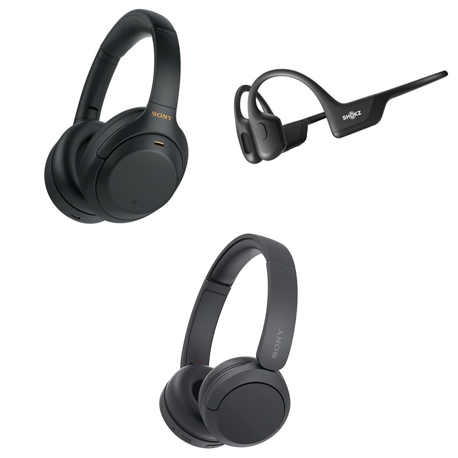 3 x Assorted Audio Accessories. 1 x SONY WH-1000XM4 Wireless Premium Noise