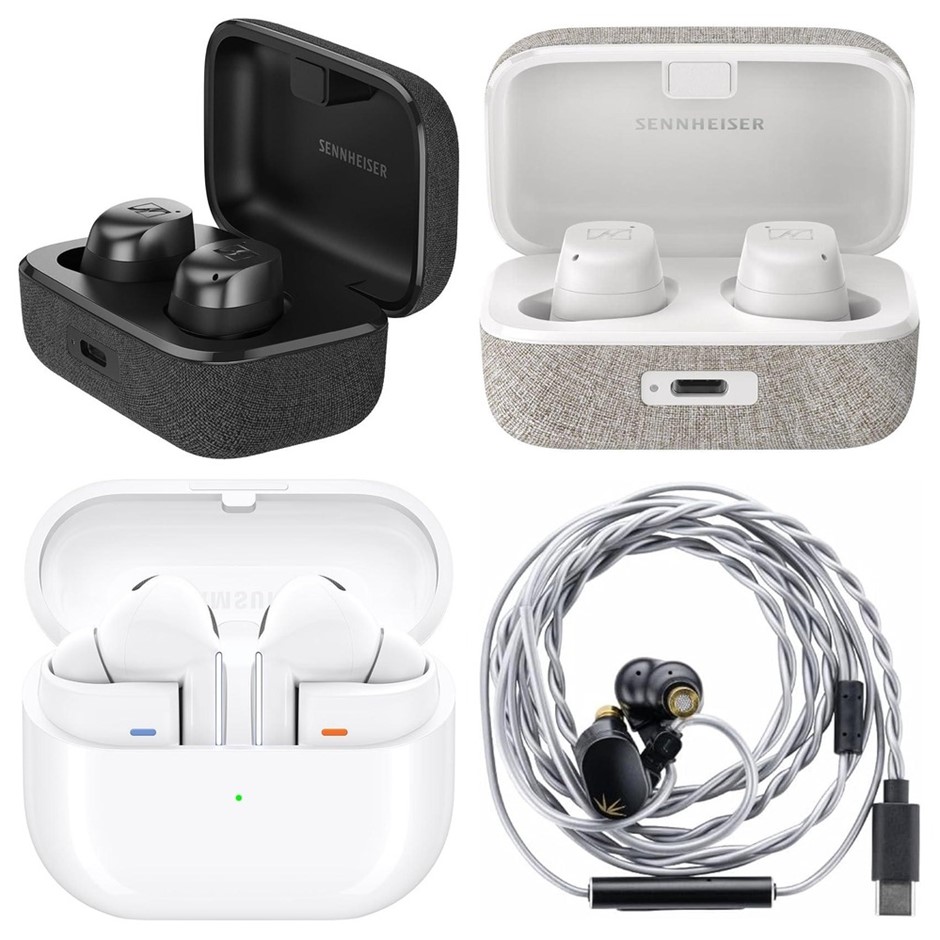 4 x Earbuds. 1 x SENNHEISER Momentum True Wireless 4 Black. 1 x SENNHEISER