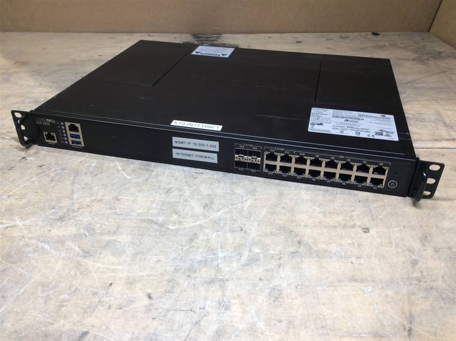 SonicWall NSA 2650 Network Security Appliance