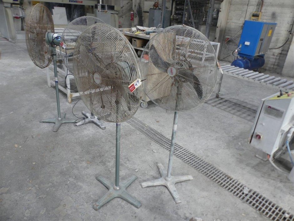 Workshop Pedestal Fans (2x)