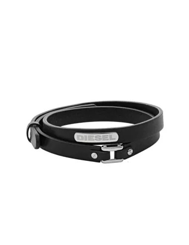 DIESEL Stacked Black Bracelet DX0971040. RRP: $80. Buyers Note - Discount
