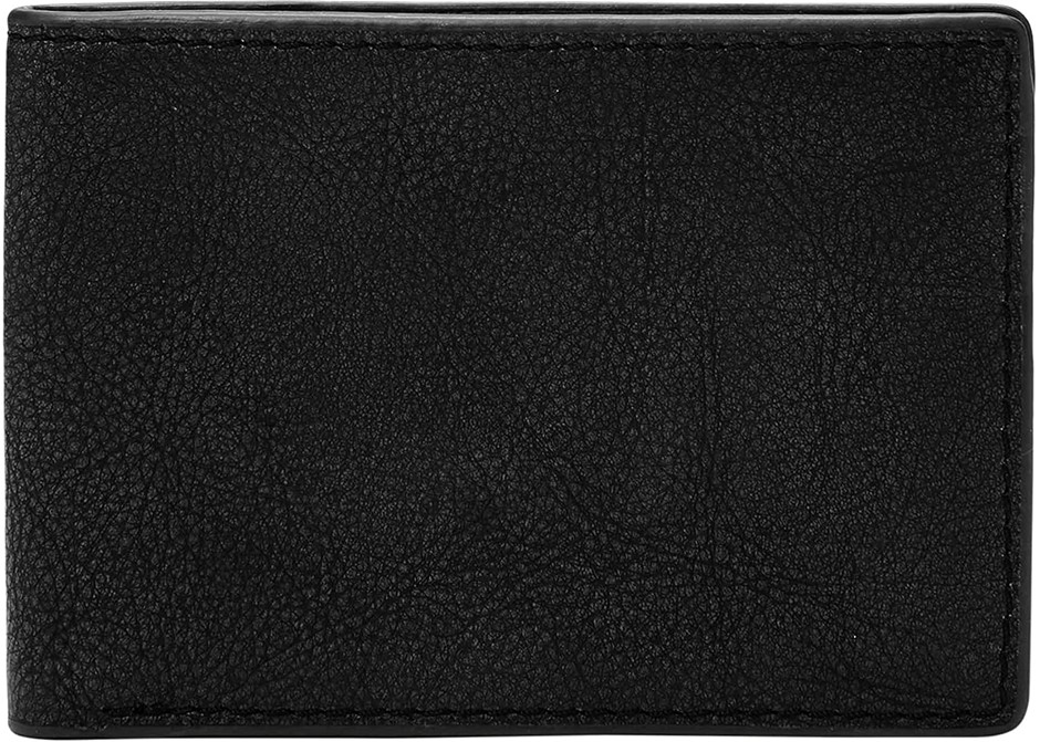 FOSSIL Steven Front Pocket Wallet Bifold, Slate Black, ML4396019. Buyers N