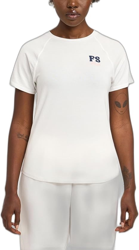 FILA Women's Alison Tee, X-Small, Arctic White, AST22501. RRP: $50. Buyers