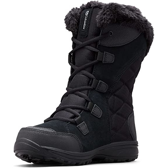 COLUMBIA Women's Ice Maiden Ii Snow Boot, Size US9/EU40, Black, Black, 1554