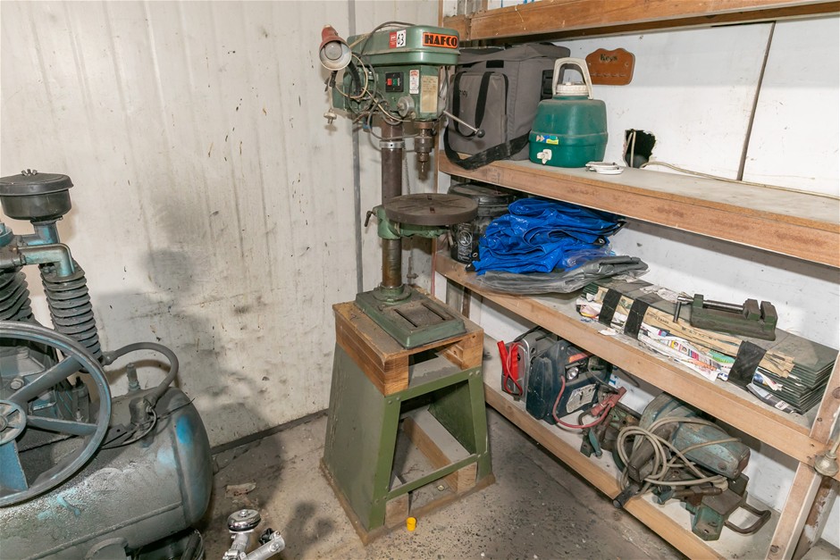 Hafco 16 Speed Bench Drill Press on Stand