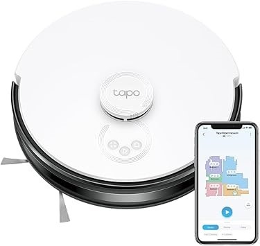TP-LINK Tapo LiDAR Navigation Robot Vacuum Cleaner and Mop, 4200Pa Hyper Su