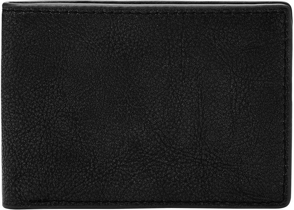 FOSSIL Steven Front Pocket Wallet Bifold, Slate Black, ML4396019. Buyers N