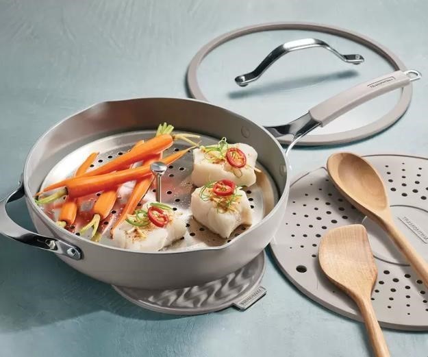 Tramontina All In One Plus Pan Set 7 Piece. Moon Beam.