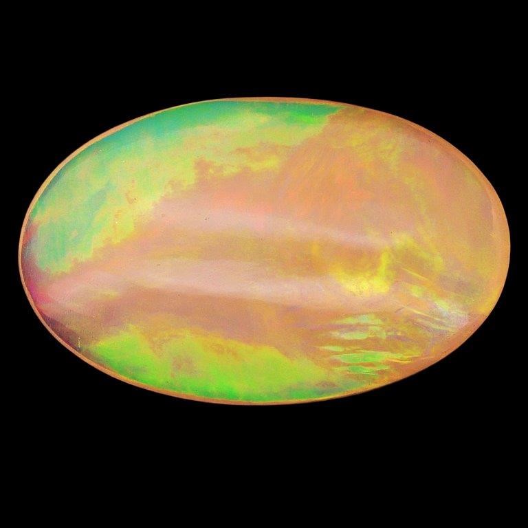 3.1 Carats White Color-Play Opal