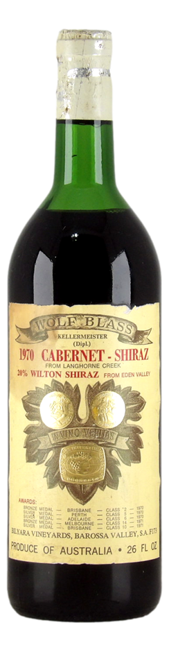 Wolf Blass Cabernet Sauvignon 1970 (1x 26 FL OZ) Barossa Valley
