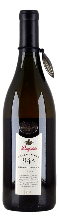 Penfolds `Bin 94A` Reserve Chardonnay 1994 (1 x 750mL) SA.