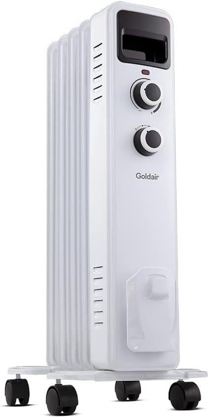 GOLDAIR 1000W Slim 5 Fin Oil Column Heater