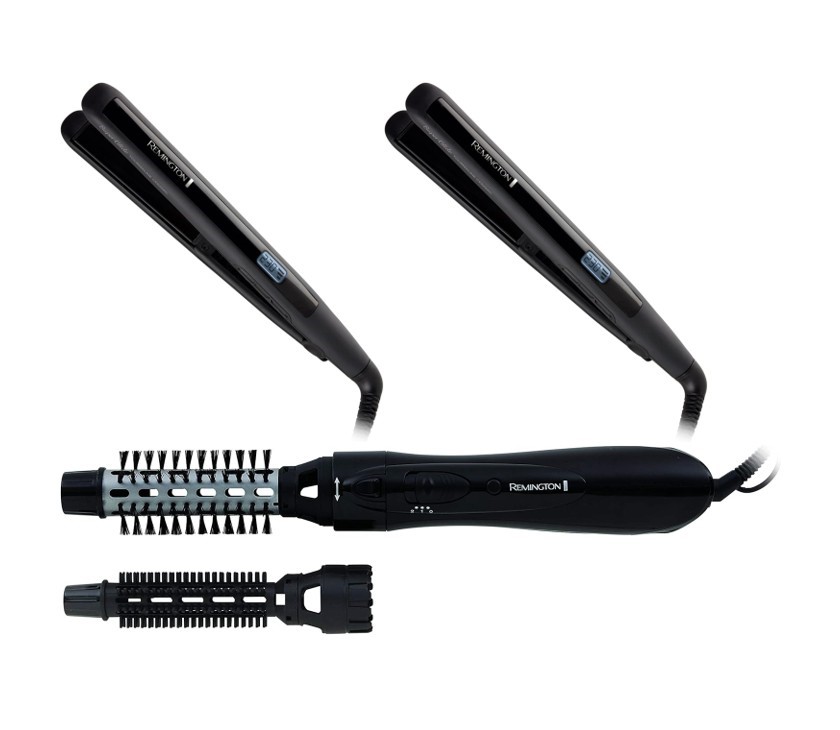 Assorted Remington Styling Hair Tools: 2 x Remington Super Glide Hair Strai