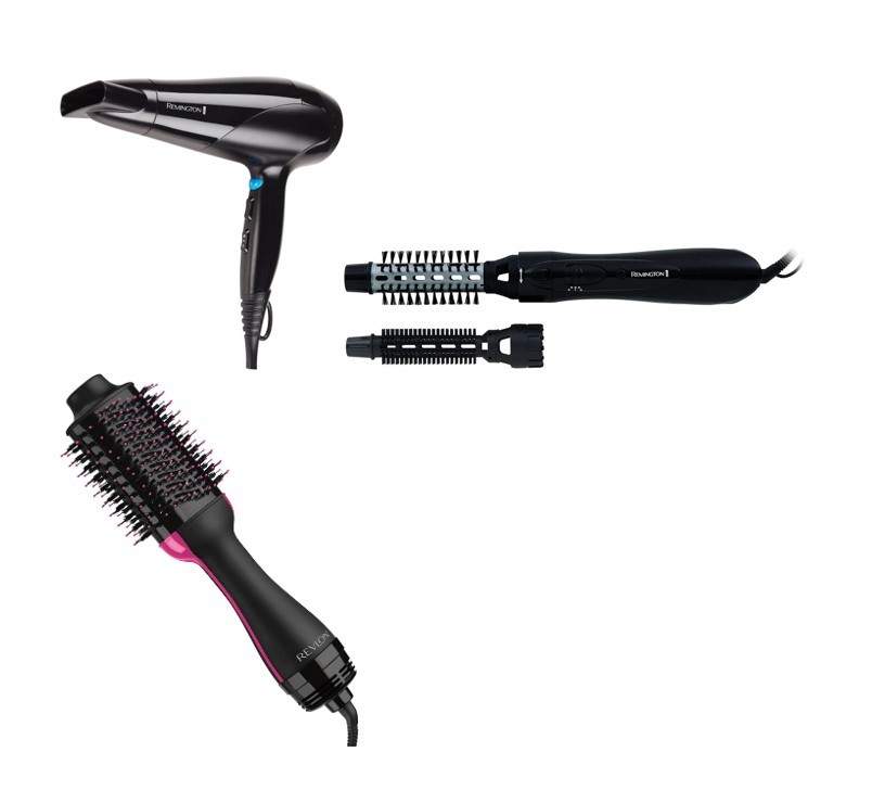 BUNDLE OF REMINGTON HAIR STYLING PRODUCTS; 1 x Remington Aero 2000 Hair Dry