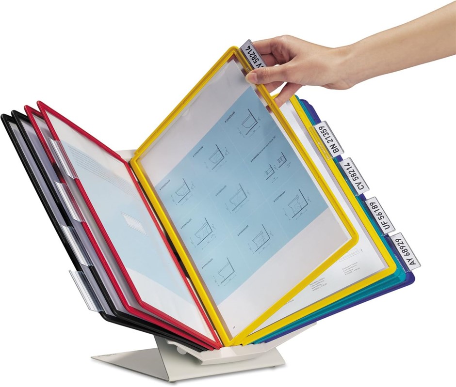 DURABLE Rotating Portrait, 10 Double-Sided Panels.
