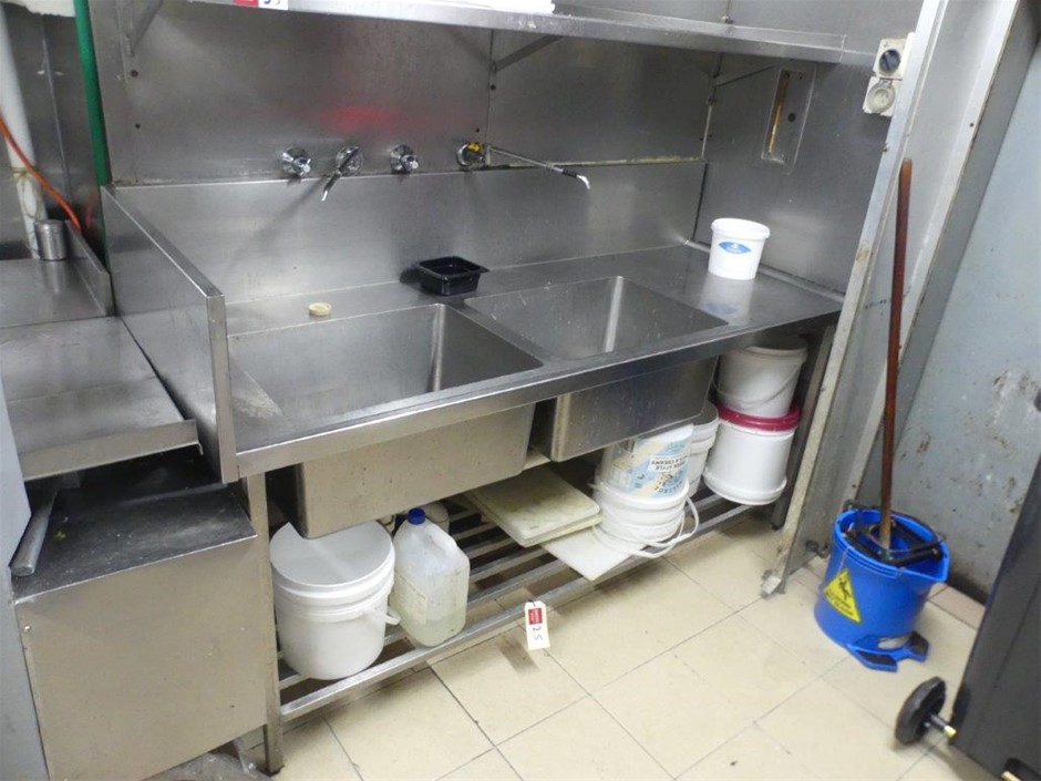 <B>Stainless Steel Doube Sink</B>