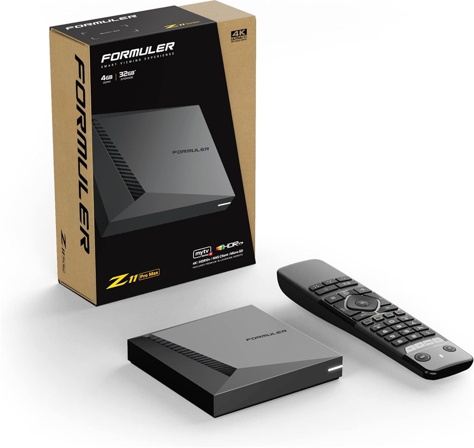 FORMULER Z11 Pro Max Android 11 Wireless AX 2x2 Gigabit LAN 4GB Ram 32GB RO