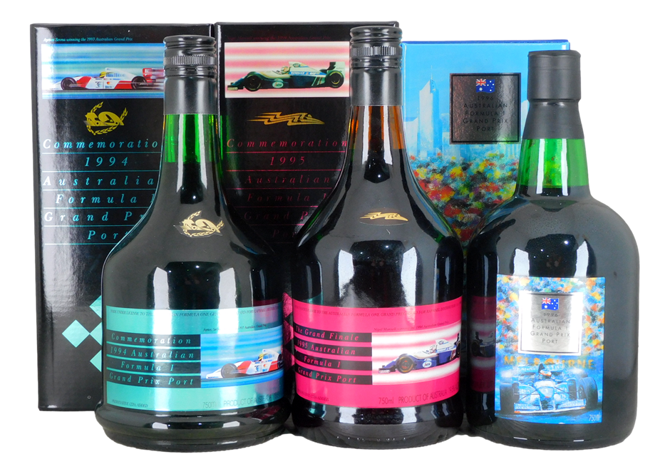 Australian Formula 1 Grand Prix Port Pack (3x 750mL), AUS.
