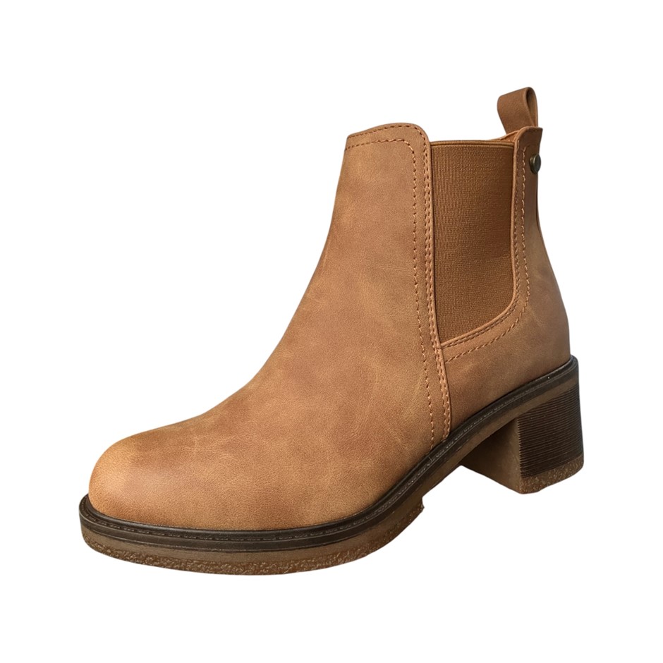 BELLISSIMO Women's Koroula Boots, Size US7/EU38, Tan, G02059. NB: not in or