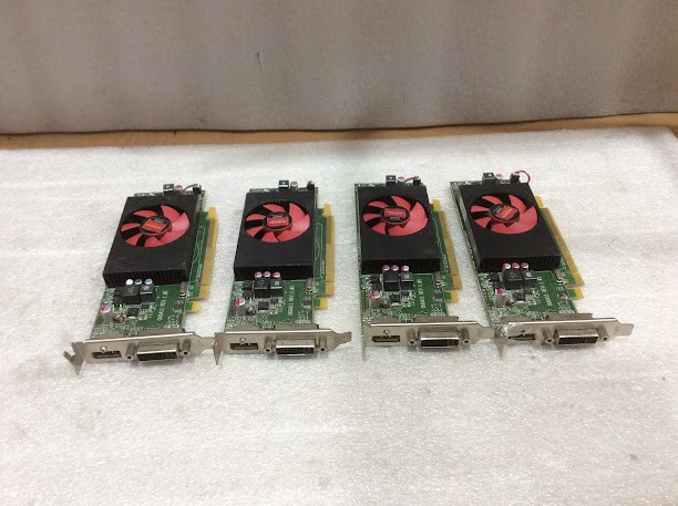 Dell AMD Radeon Mixed Model Graphics Cards (Lot of 4)