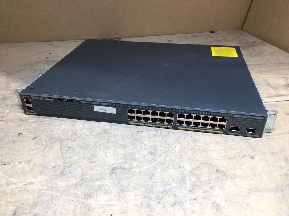 Cisco WS-C2960X-24PD-L Network Switch