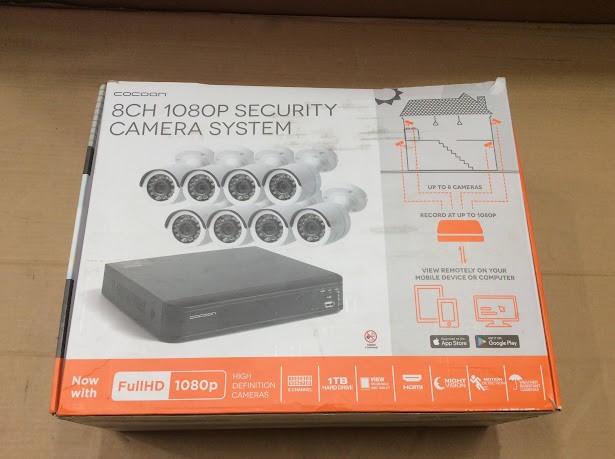 Cocoon 8CH 1080P Security Camera System