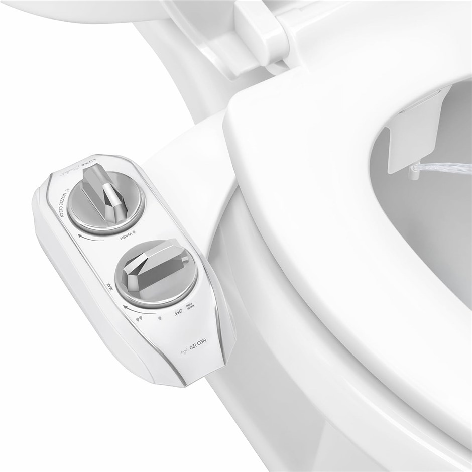 LUXE Bidet NEO 120 Plus – Next-Generation Bidet Toilet Seat Attachment with