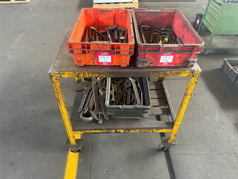 3x Crates of Assorted Allen Wrenches