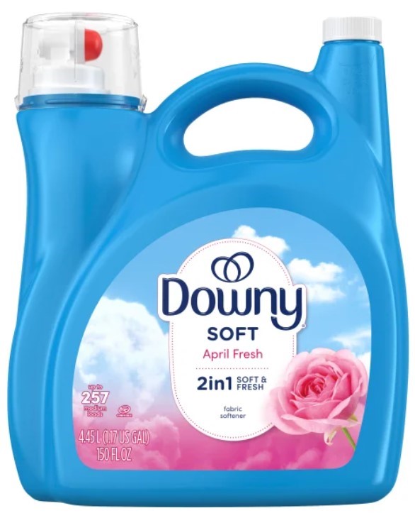 DOWNY Soft Liquid Fabric Softener, April Fresh, 257 Loads, 4.45L.